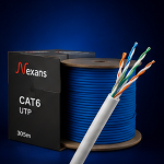 کابل شبکه CAT6 UTP NEXANS نگزنس CCA رسانت Resanet - قرقره 305 متر